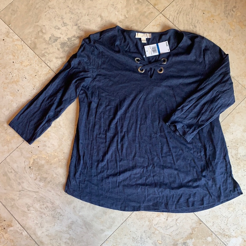 Michael by Michael Kors 3/4 Sleeve Casual Top